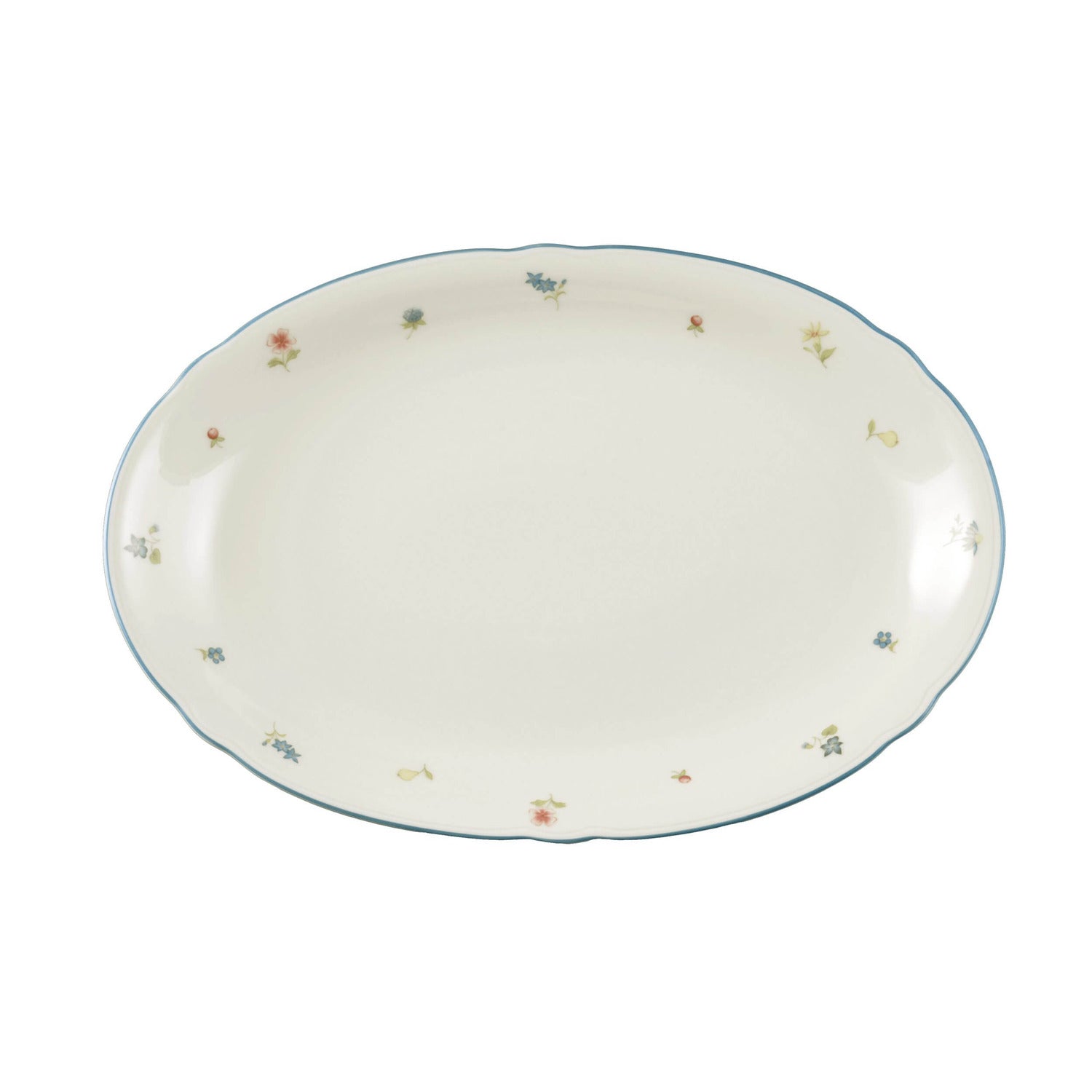 Porcelāna šķīvis ovāls 31 x 21cm Seltmann Weiden Marie-Luise Streublume