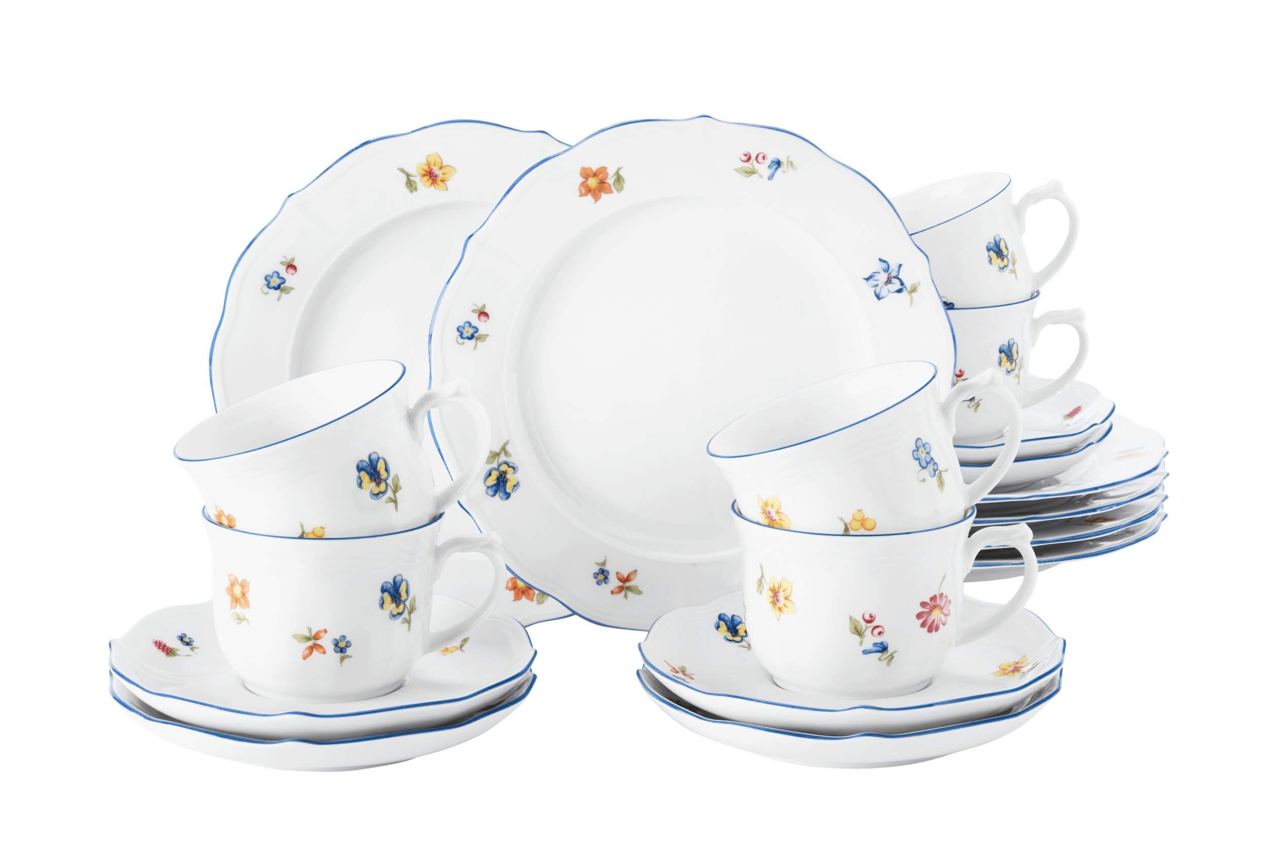 Kafijas servīze Seltmann Weiden Sonate Nostalgie porcelāns 6pers. 18pr.