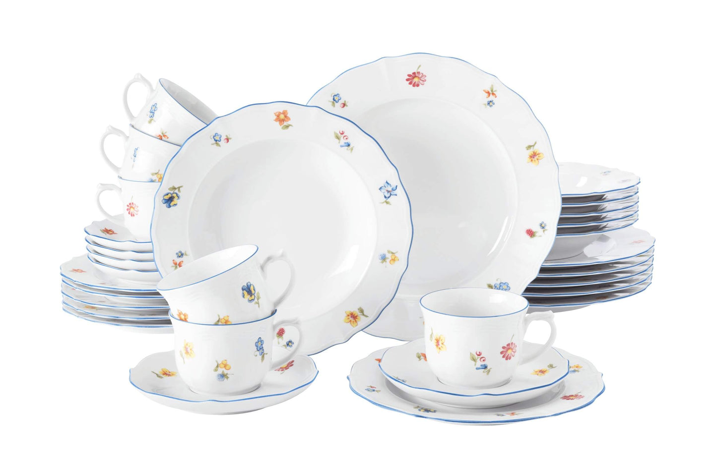 30-daļīga pusdienu servīze Seltmann Weiden Sonate Nostalgie porcelāns 6pers.