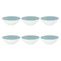 Porcelāna bļodas 14.5cm Seltmann Weiden Life Fashion Green Chic 6gab., tirkīza