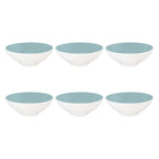 Porcelāna bļodas 14.5cm Seltmann Weiden Life Fashion Green Chic 6gab., tirkīza