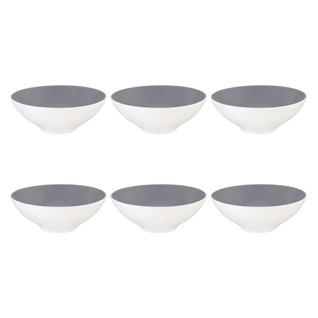 Porcelāna bļodas Seltmann Weiden Life Fashion 14,5 cm, Elegant Grey, 6 gab.