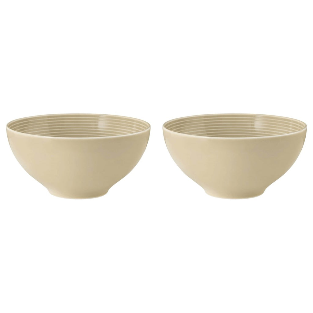 Seltmann Weiden Beat Color Glaze bļodas 15,7 cm, 2 gab., smilškrāsas