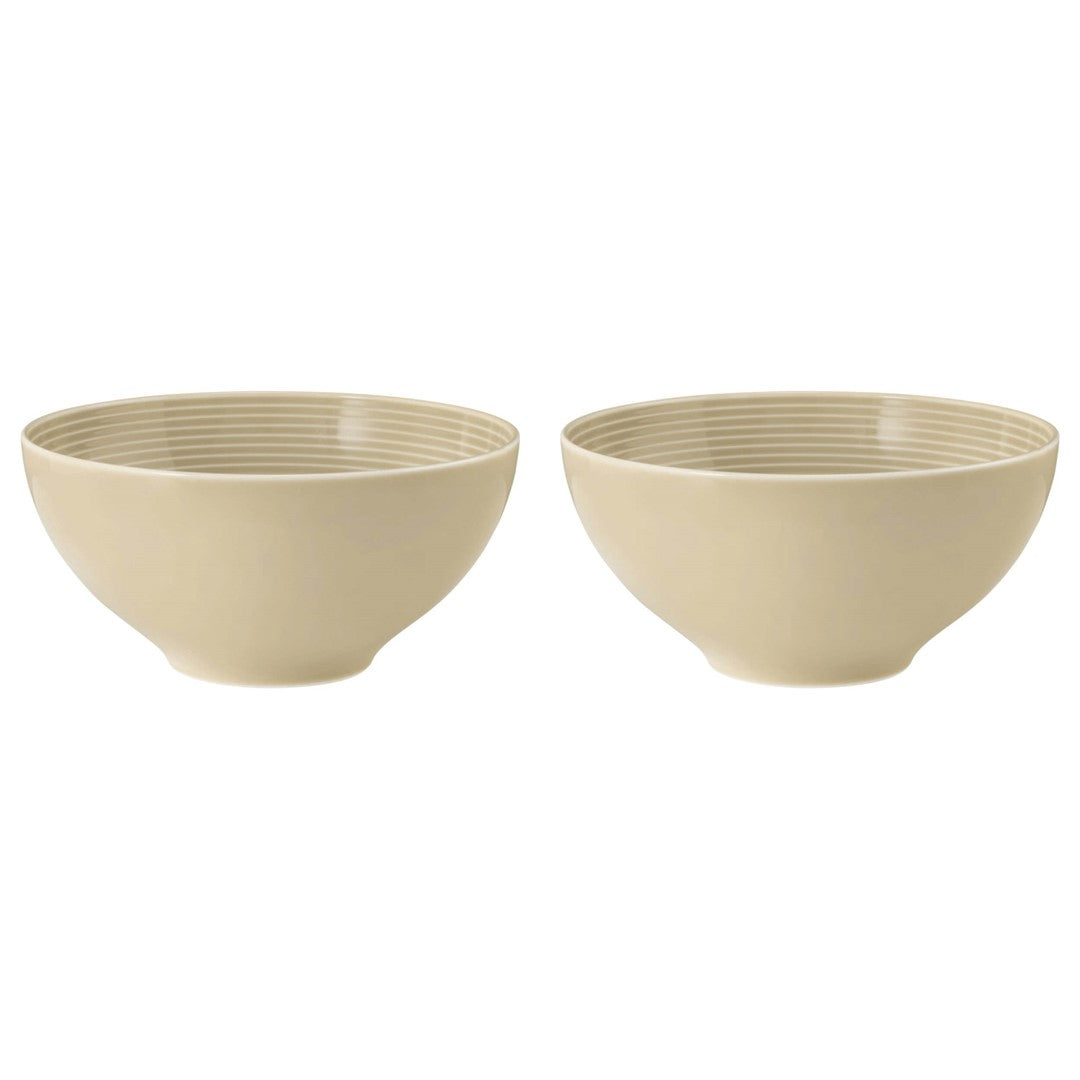 Seltmann Weiden Beat Color Glaze bļodas 15,7 cm, 2 gab., smilškrāsas