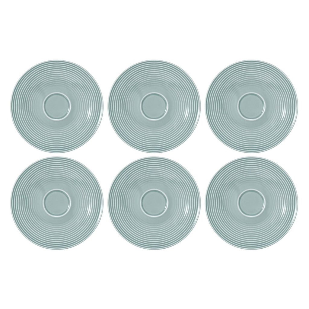Porcelāna apakštases Seltmann Weiden Beat Color Glaze 16,5cm, 6 gab., zilas