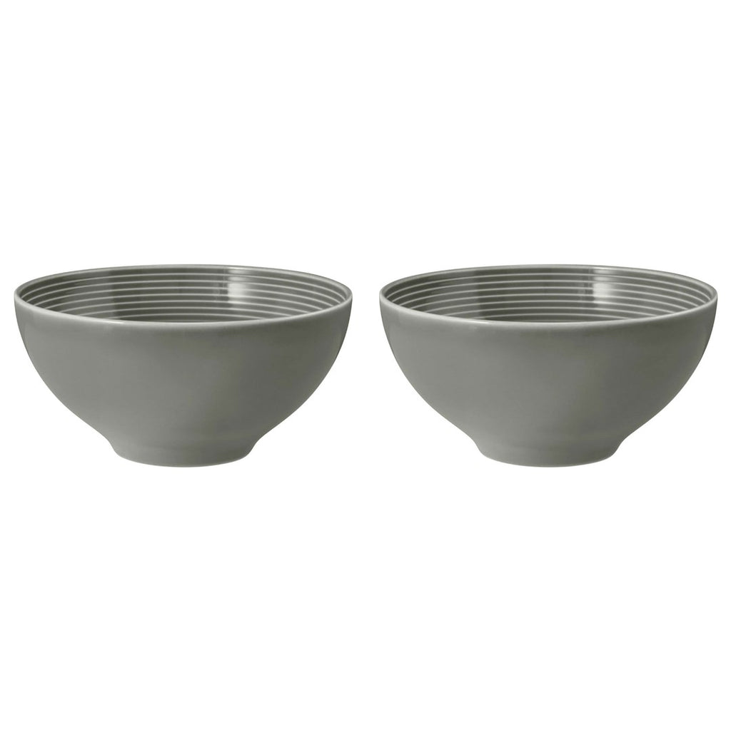 Seltmann Weiden Beat Color Glaze bļodas 15,7 cm, 2 gab., pērļu pelēkas