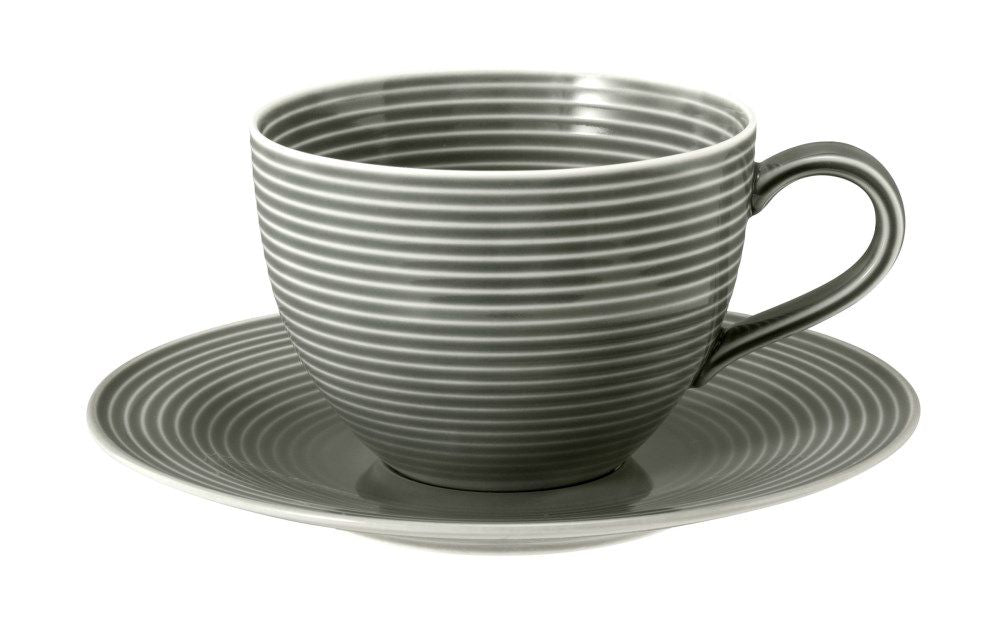 Porcelāna apakštases Seltmann Weiden Beat Color Glaze 16,5cm, 6 gab., pelēkas