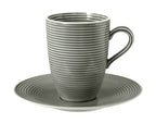 Porcelāna apakštases Seltmann Weiden Beat Color Glaze 16,5cm, 6 gab., pelēkas