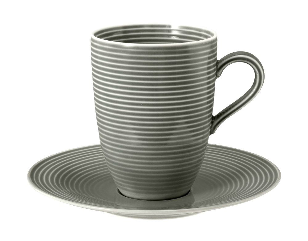 Porcelāna apakštases Seltmann Weiden Beat Color Glaze 16,5cm, 6 gab., pelēkas