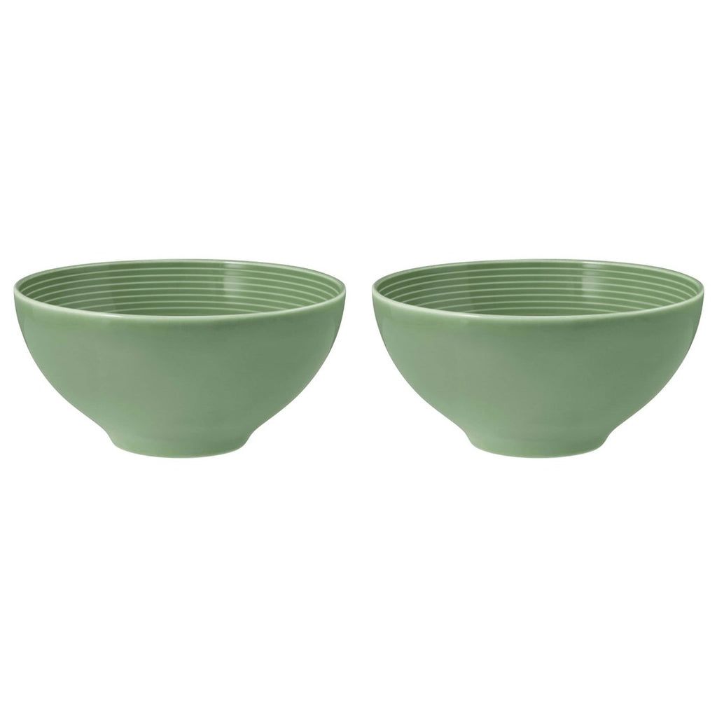 Seltmann Weiden Beat Color Glaze bļodas 15,7 cm, 2 gab., salvijas zaļas