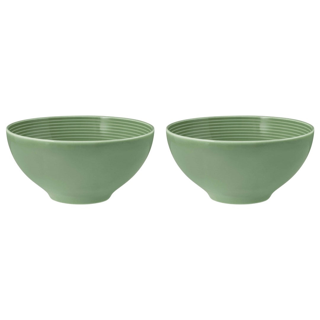Seltmann Weiden Beat Color Glaze bļodas 15,7 cm, 2 gab., salvijas zaļas