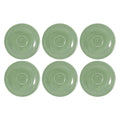 Porcelāna apakštases Seltmann Weiden Beat Color Glaze 16,5cm, 6 gab., zaļas