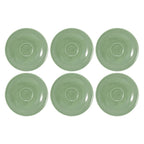 Porcelāna apakštases Seltmann Weiden Beat Color Glaze 16,5cm, 6 gab., zaļas