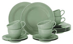 Kafijas servīze Seltmann Weiden Beat Color Glaze 6 personām, zaļa