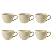 Porcelāna kafijas tases Seltmann Weiden Beat Color Glaze 0.26L, 6 gab., smilškrāsas