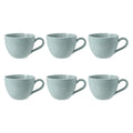 Porcelāna kafijas tases Seltmann Weiden Beat Color Glaze 0.26L, 6 gab., zilas