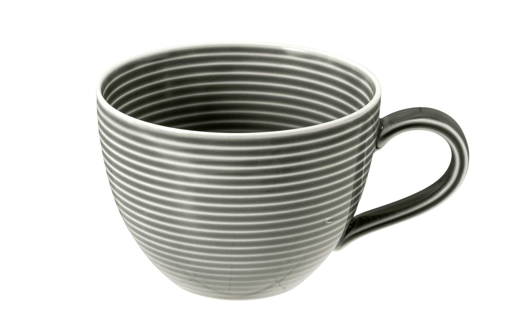Porcelāna kafijas tases Seltmann Weiden Beat Color Glaze 0.26L, 6 gab., pērļu pelēkas