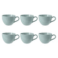 Porcelāna kafijas tases Seltmann Weiden Beat Color Glaze 350ml, 6 gab., zilas