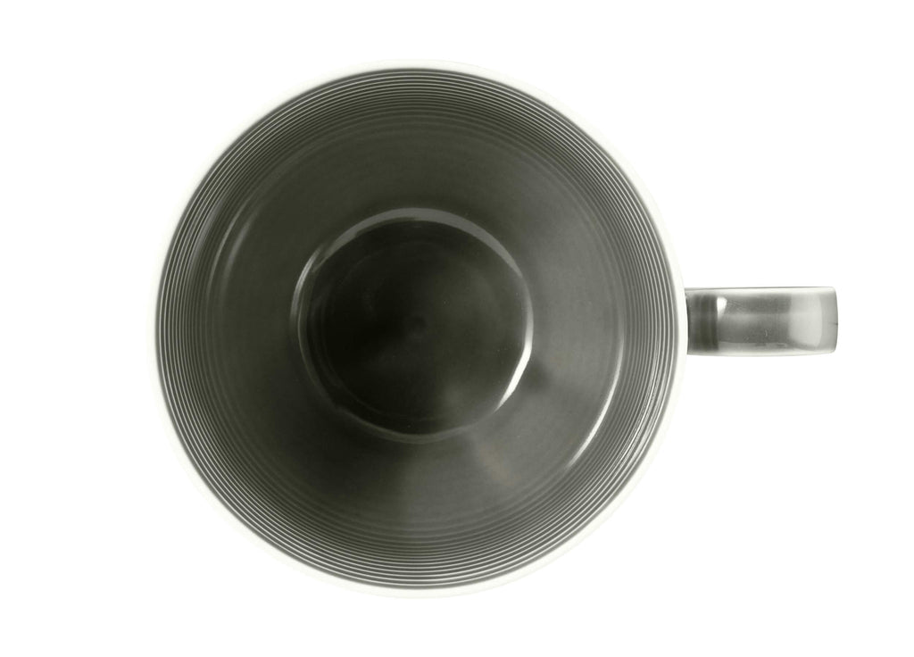 Porcelāna kafijas tases Seltmann Weiden Beat Color Glaze 350ml, 6 gab., pērļu pelēkas