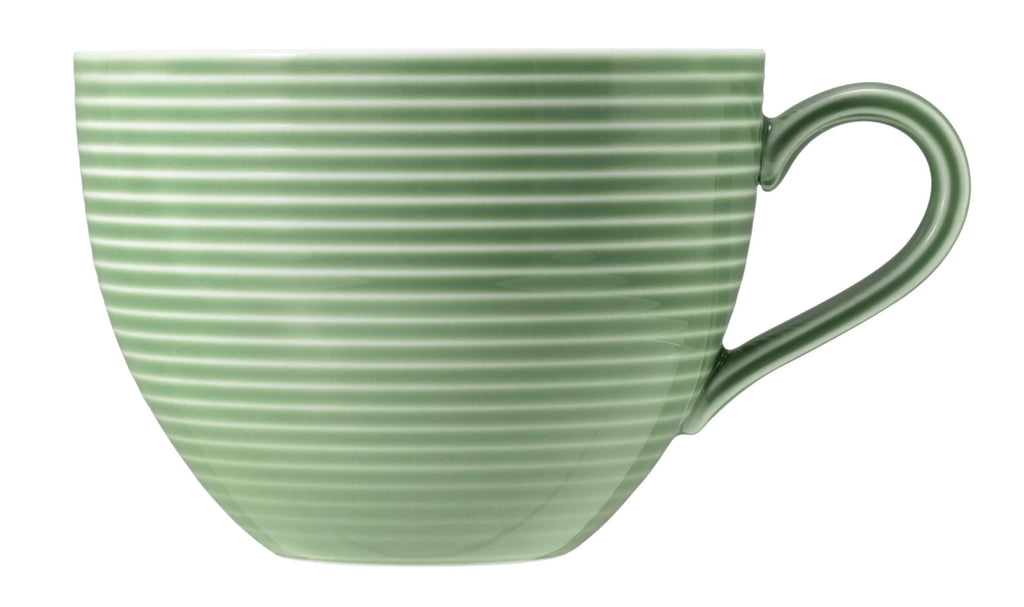 Porcelāna kafijas tases Seltmann Weiden Beat Color Glaze 350ml, 6 gab., zaļas