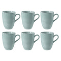 Porcelāna krūzes Seltmann Weiden Beat Color Glaze 350ml, 6 gab., zilas