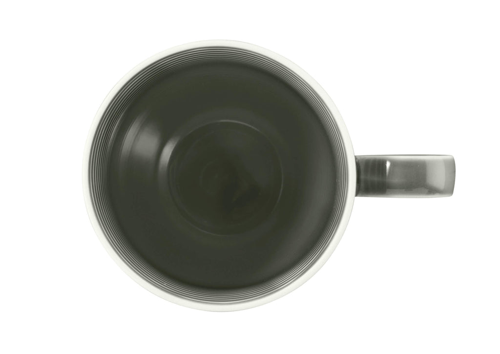 Porcelāna krūzes Seltmann Weiden Beat Color Glaze 350ml, 6 gab., pelēkas