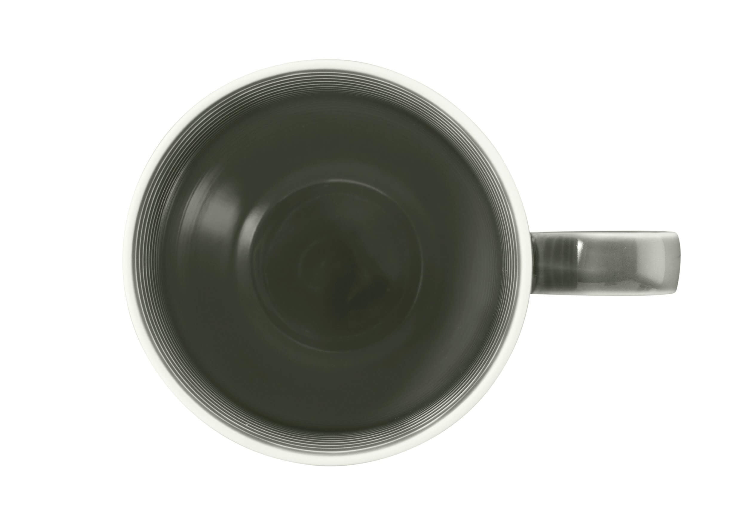 Porcelāna krūzes Seltmann Weiden Beat Color Glaze 350ml, 6 gab., pelēkas
