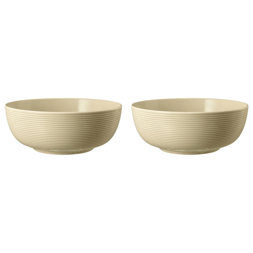 Seltmann Weiden Beat Color Glaze bļodas 20 cm, 2 gab., smilškrāsas