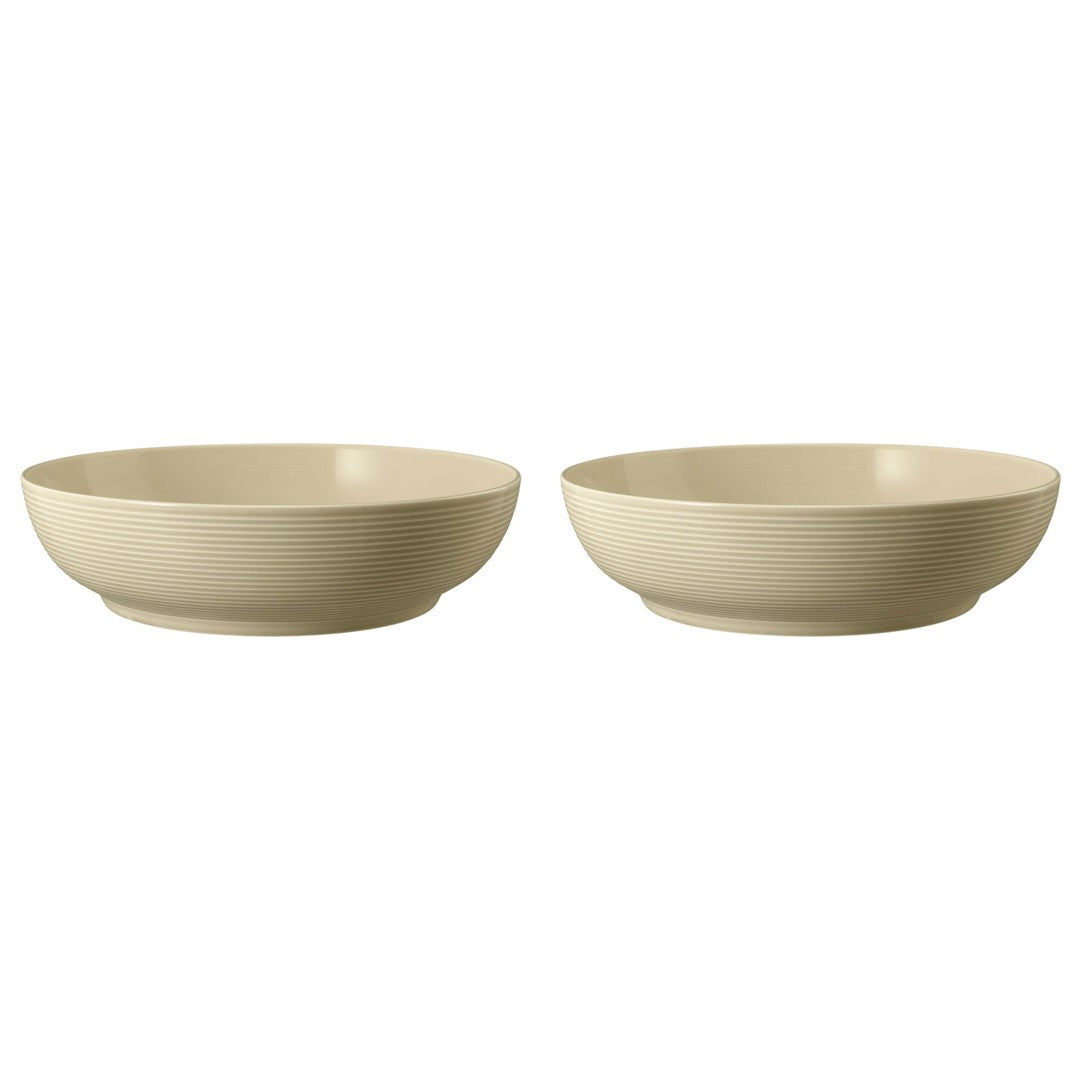 Seltmann Weiden Beat Color Glaze bļodas 25cm, 2 gab., smilškrāsas