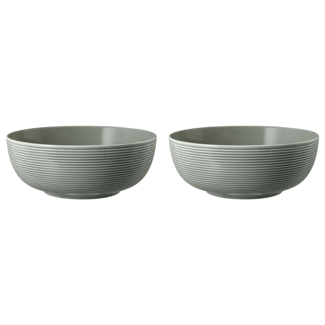 Seltmann Weiden Beat Color Glaze bļodas 20,4 cm, 2 gab., pērļu pelēkas
