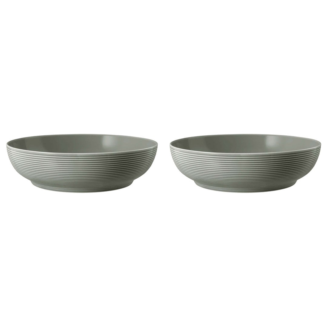Seltmann Weiden Beat Color Glaze bļodas 25cm, 2 gab., pērļu pelēkas