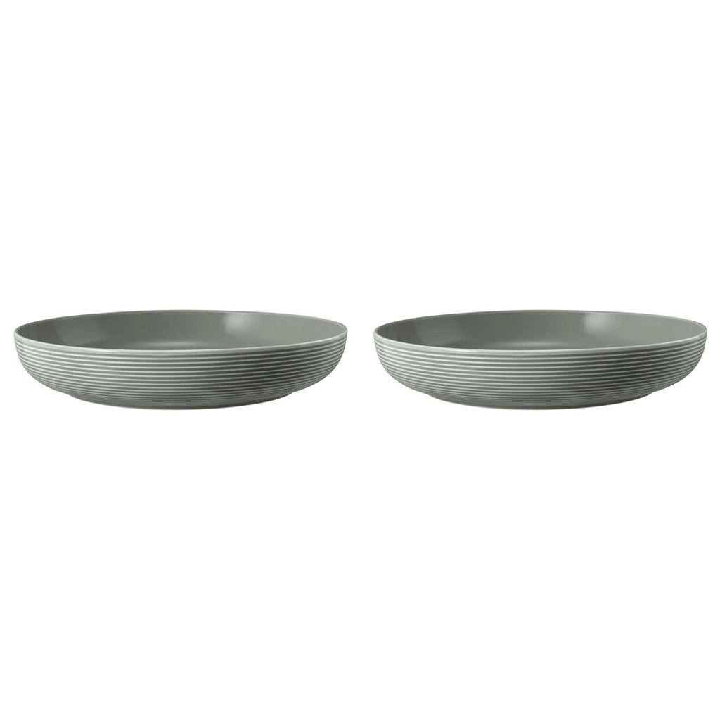 Porcelāna bļoda Seltmann Weiden Beat Color Glaze 28cm 2gab., pelēka