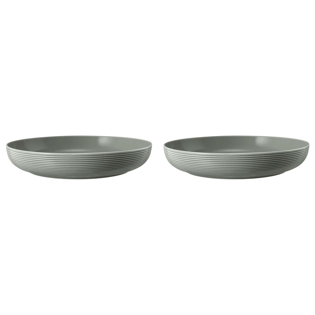 Porcelāna bļoda Seltmann Weiden Beat Color Glaze 28cm 2gab., pelēka