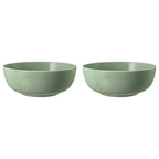 Seltmann Weiden Beat Color Glaze porcelāna bļodas 20,4 cm, 2 gab., salvijas zaļa