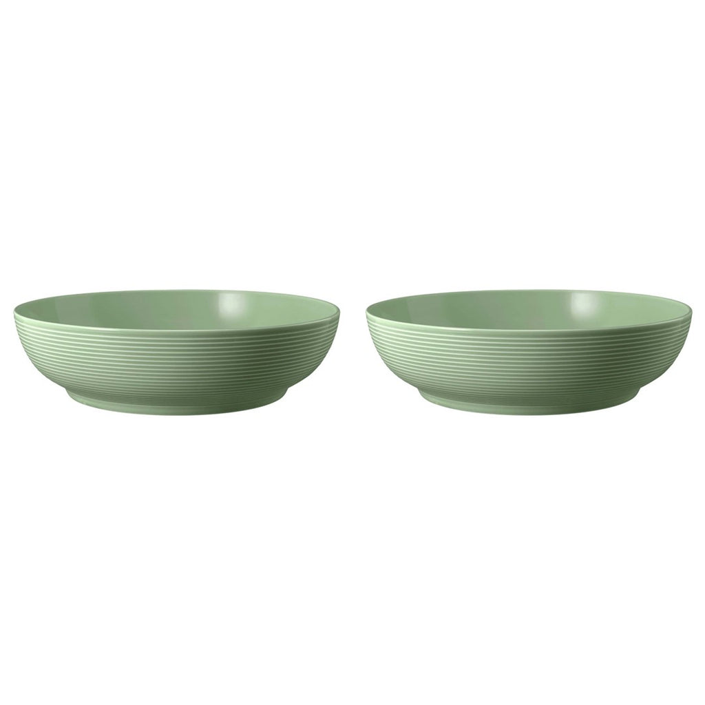 Seltmann Weiden Beat Color Glaze bļodas 25cm, 2 gab., salvijas zaļā