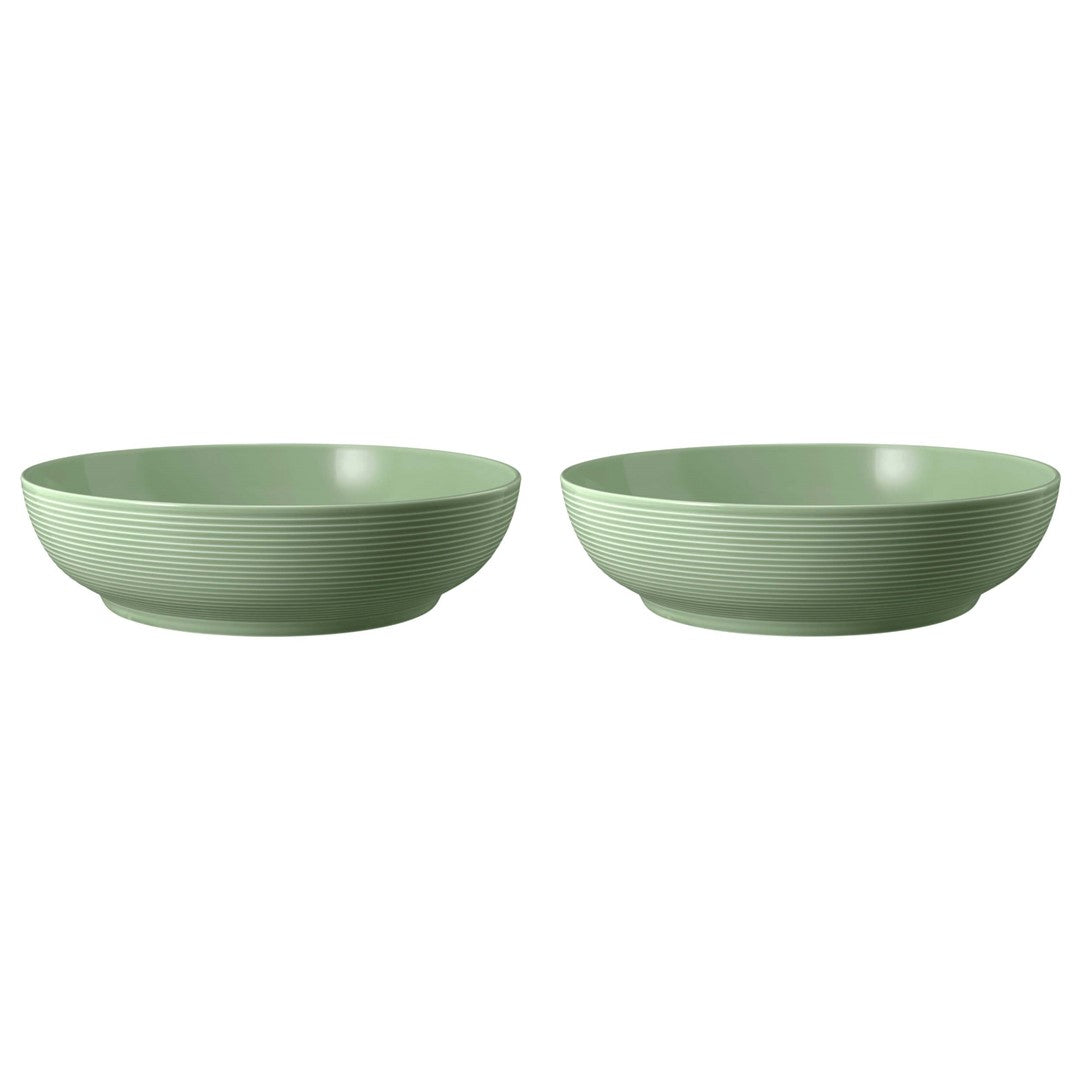 Seltmann Weiden Beat Color Glaze bļodas 25cm, 2 gab., salvijas zaļā