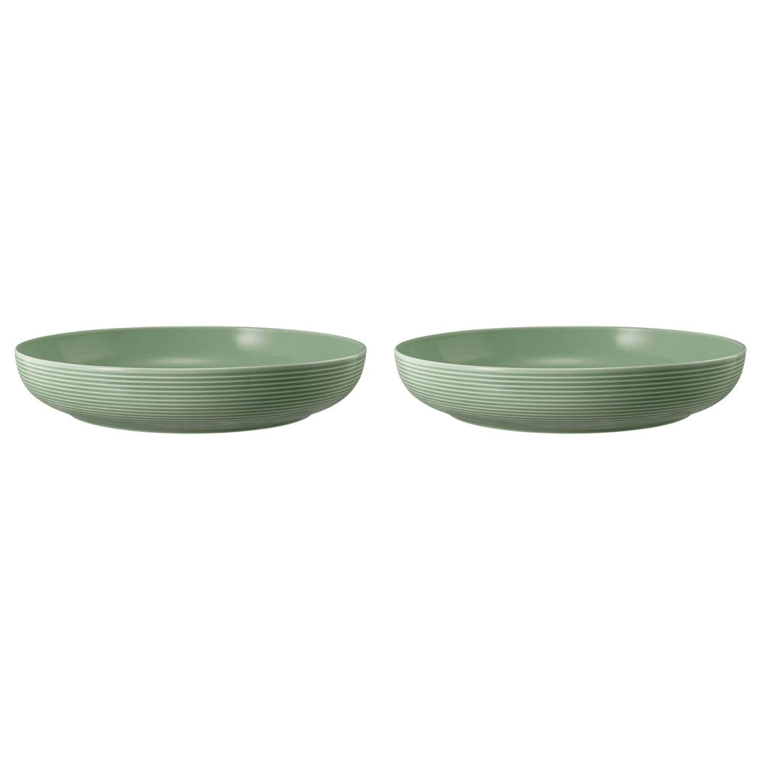 Porcelāna bļoda Seltmann Weiden Beat Color Glaze 28 cm, 2 gab., zaļa
