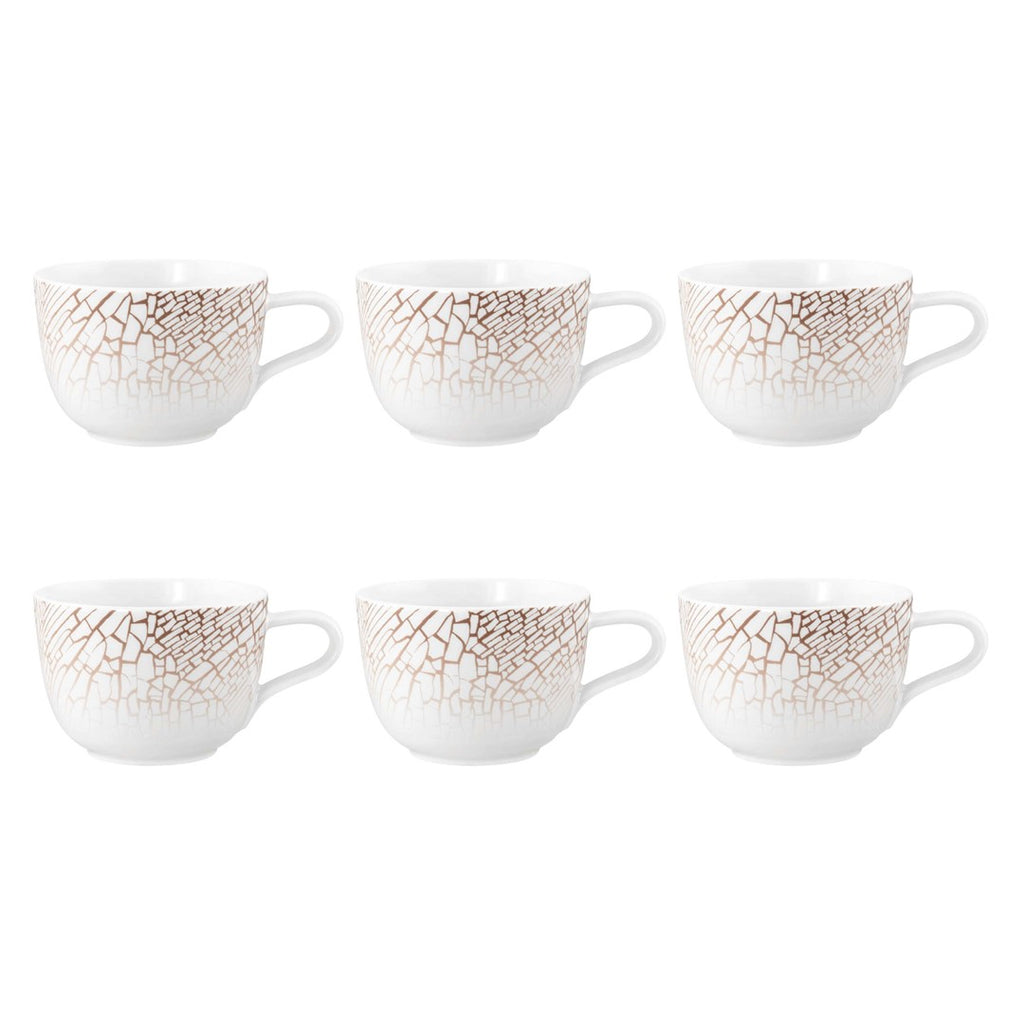 Porcelāna kafijas tases Seltmann Weiden Liberty Krakelee 0.26L, 6 gab.