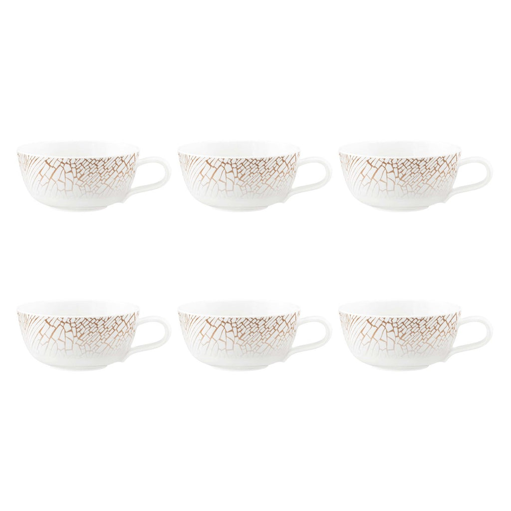 Porcelāna tējas tases Seltmann Weiden Liberty Krakelee 0.28L, 6 gab.