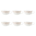 Porcelāna tējas tases Seltmann Weiden Liberty Krakelee 0.28L, 6 gab.