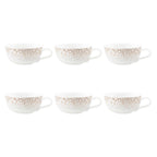 Porcelāna tējas tases Seltmann Weiden Liberty Krakelee 0.28L, 6 gab.