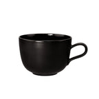 Seltmann Weiden Liberty porcelāna kafijas tases Velvet Black melnas, 6gab.
