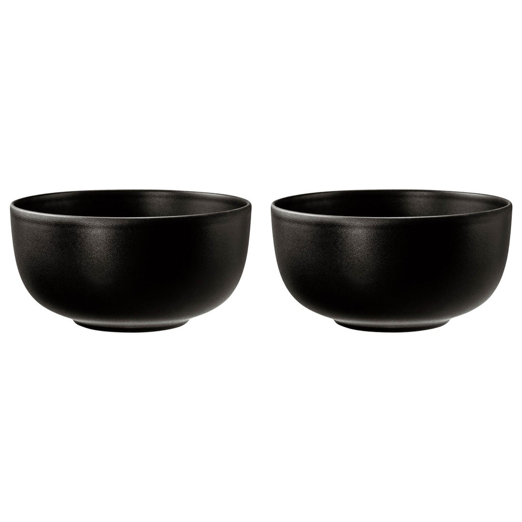 Porcelāna bļodas Seltmann Weiden Liberty Velvet Black 17.5cm, 2gab., melnas