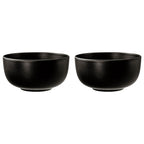 Porcelāna bļodas Seltmann Weiden Liberty Velvet Black 17.5cm, 2gab., melnas