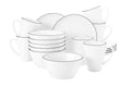 Porcelāna brokastu servīze Black Line Seltmann Weiden 6pers. 18pr.