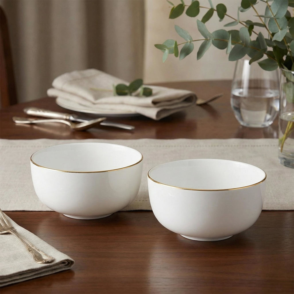 Porcelāna bļodas Seltmann Weiden Liberty Golden Line 17.5cm, 2gab.