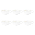 Porcelāna tējas tases Seltmann Weiden Liberty Golden Rose Hip 0.28L, 6 gab.