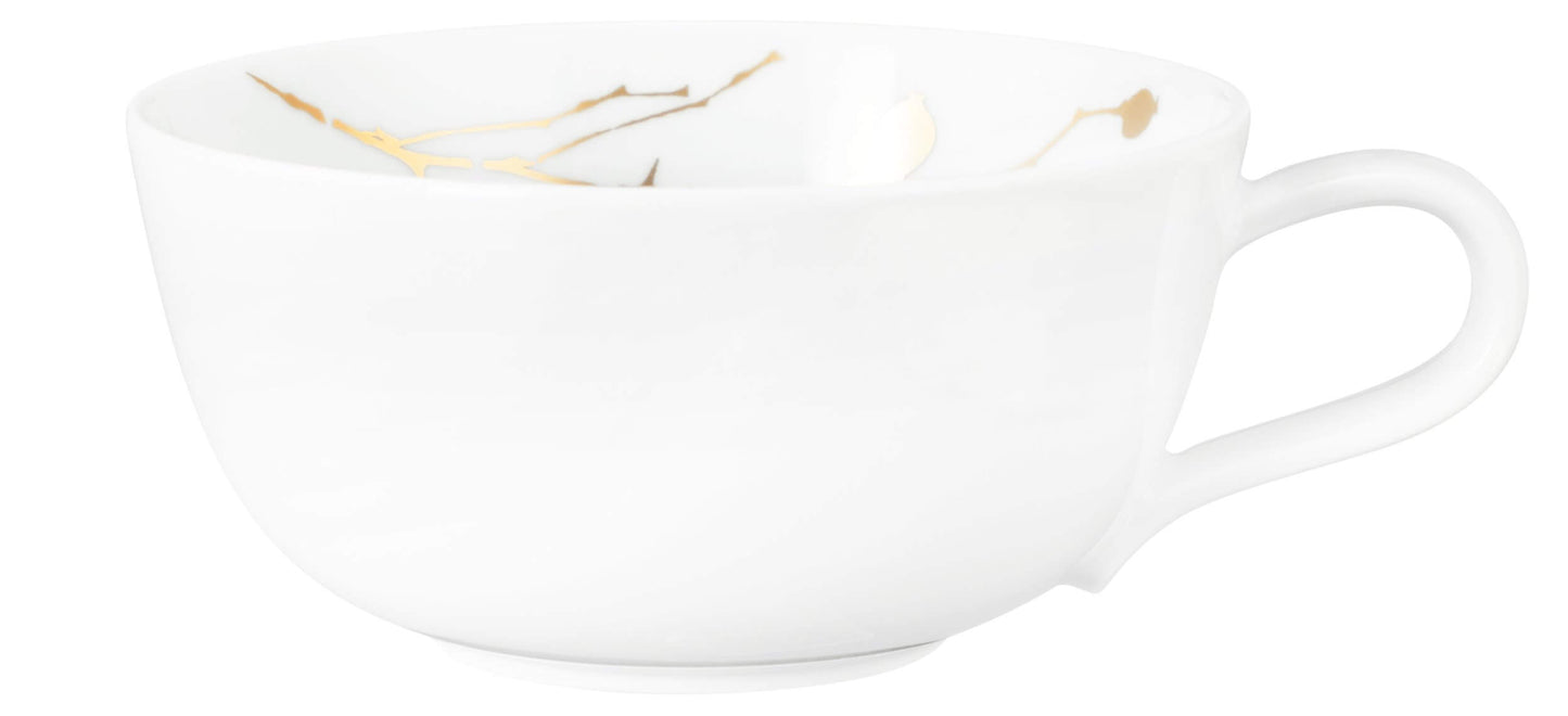 Porcelāna tējas tases Seltmann Weiden Liberty Golden Rose Hip 0.28L, 6 gab.