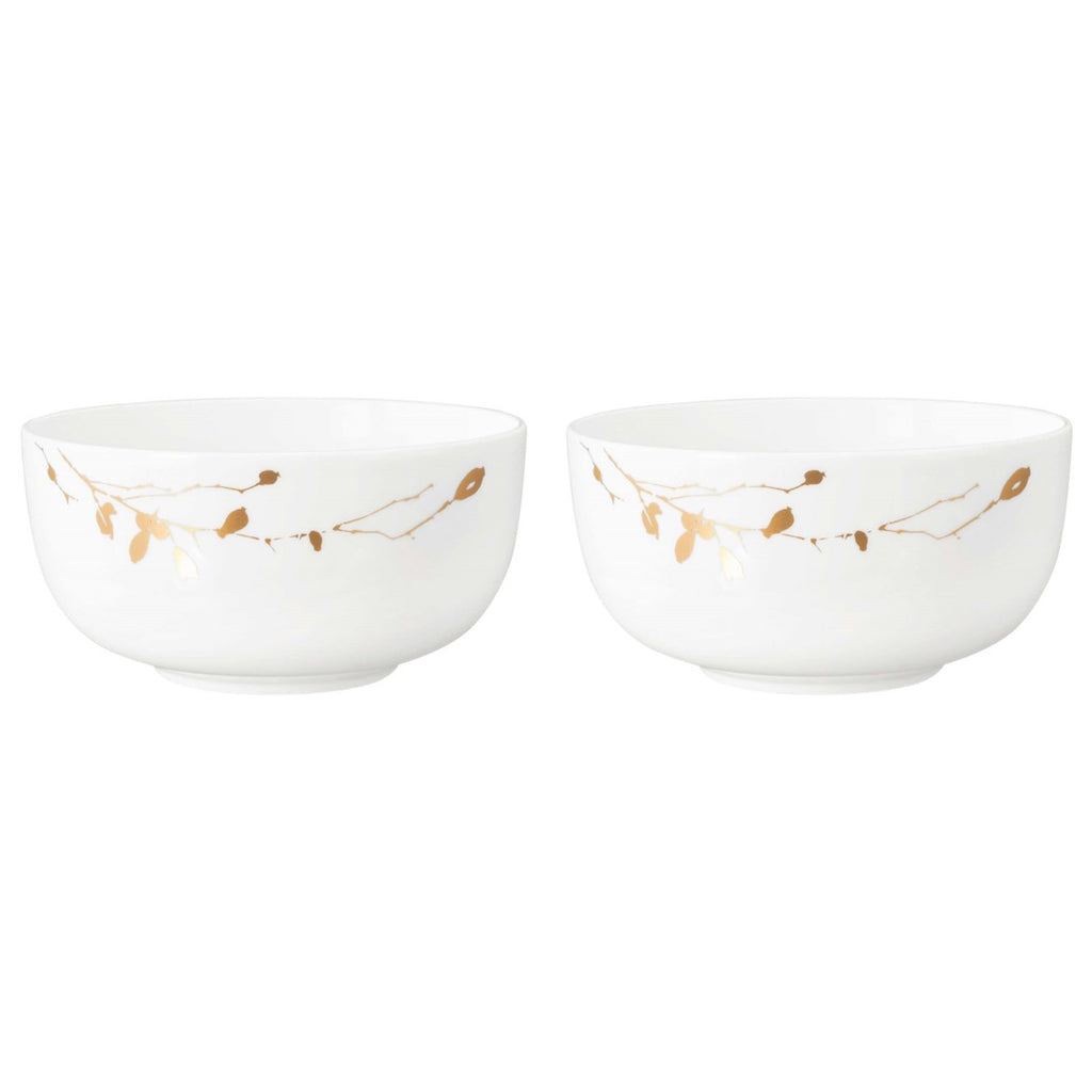 Porcelāna bļodas Seltmann Weiden Liberty Golden Rose Hip 17.5cm, 2gab.