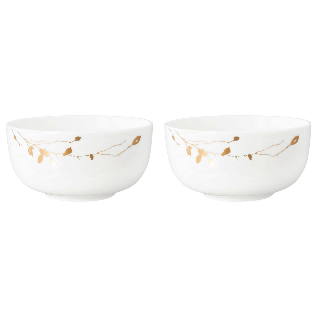 Porcelāna bļodas Seltmann Weiden Liberty Golden Rose Hip 17.5cm, 2gab.